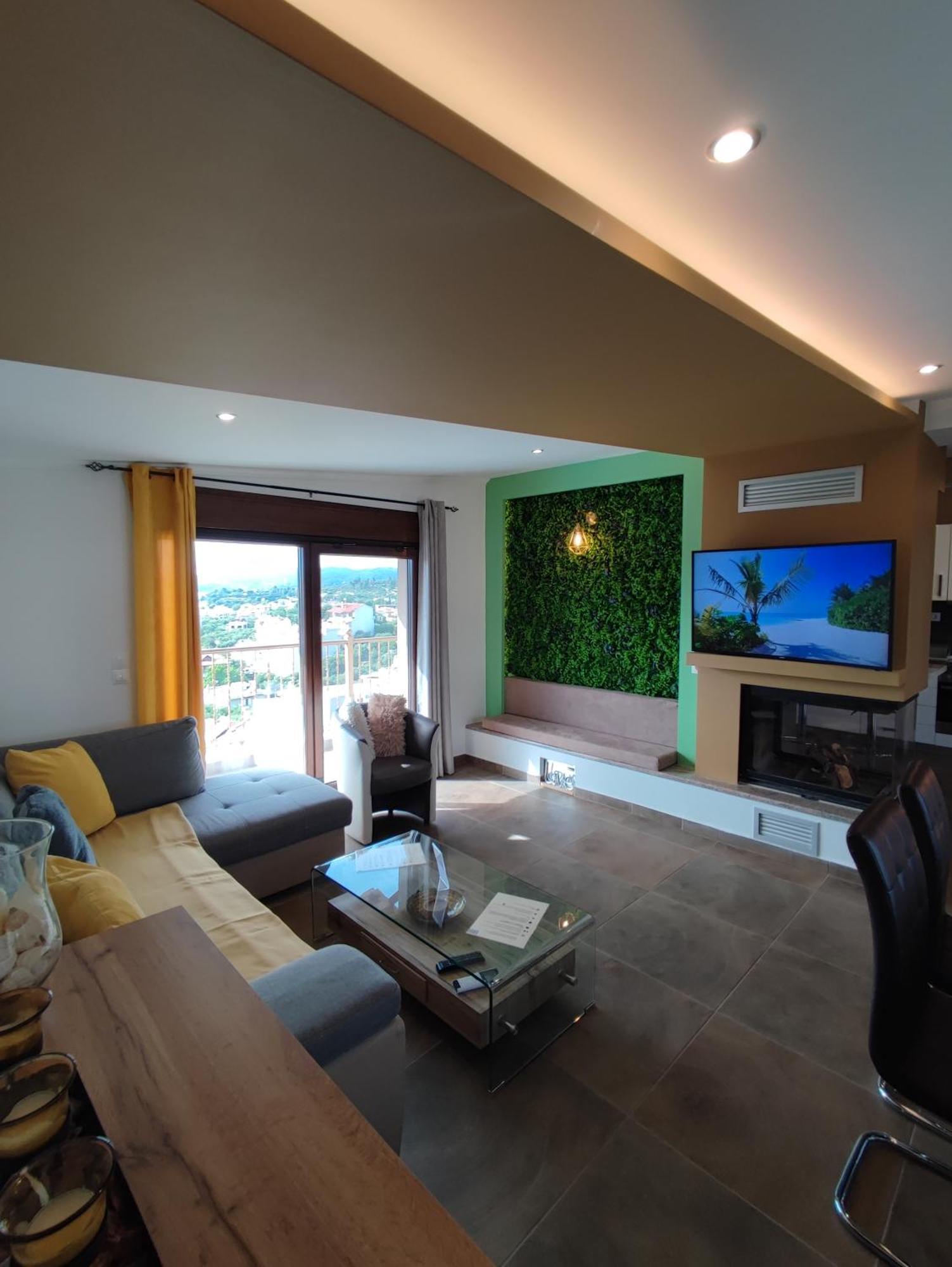 Theasis Luxury Panoramic Penthouse Apartment เนโอสมาร์มาราส ภายนอก รูปภาพ