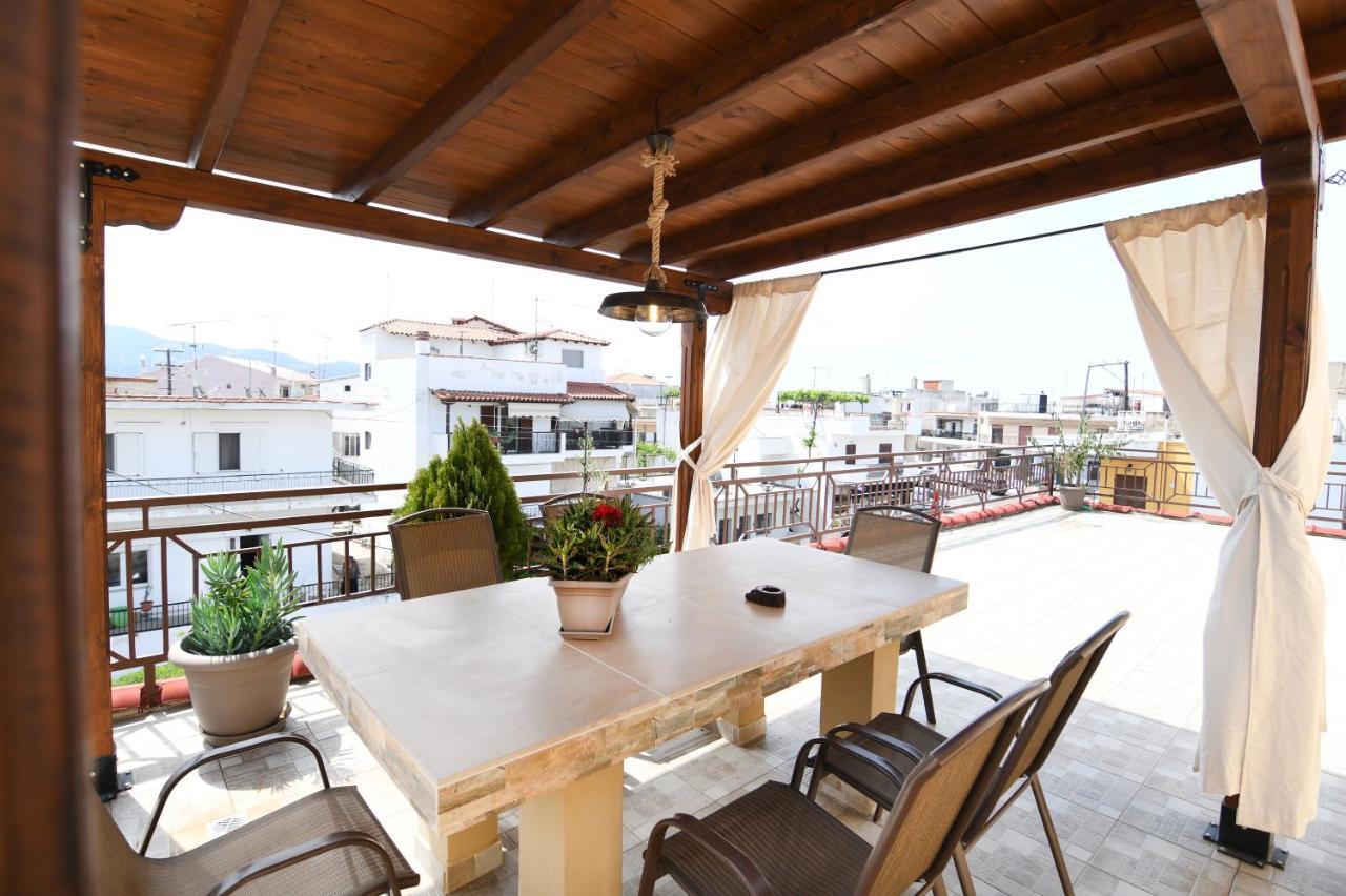 Theasis Luxury Panoramic Penthouse Apartment เนโอสมาร์มาราส ภายนอก รูปภาพ